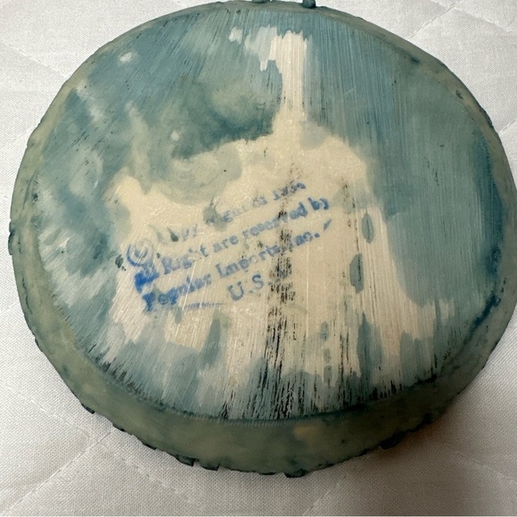 Vintage 1994 Miniature Noah’s Ark Resin Tea Set 5 Pieces - Picture 2 of 7